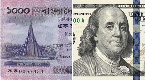 ডলারের বিপরীতে সাড়ে পাঁচ বছরের মধ্যে সর্বোচ্চ শক্তিশালী টাকা