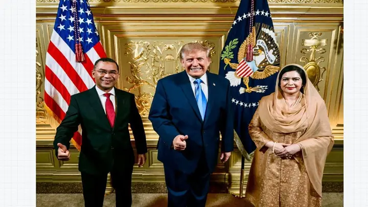 দ্যা ডিসেন্টের ফ্যাক্ট চেক: ট্রাম্পের ছবি কেন প্রায় একইরকম?