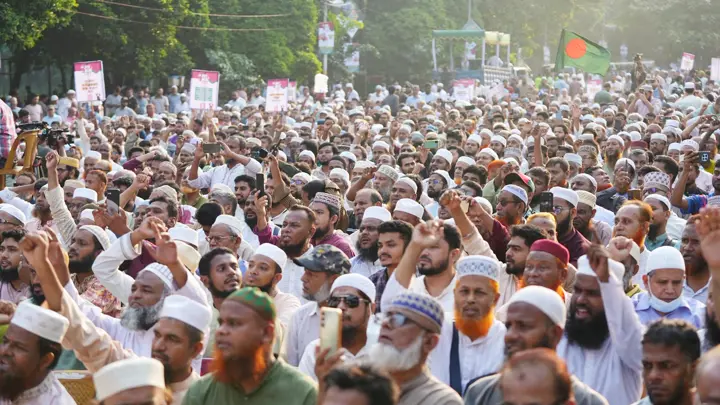 ১১ দলীয় ঐক্যের ঢাকা-রংপুর লংমার্চ শুরু