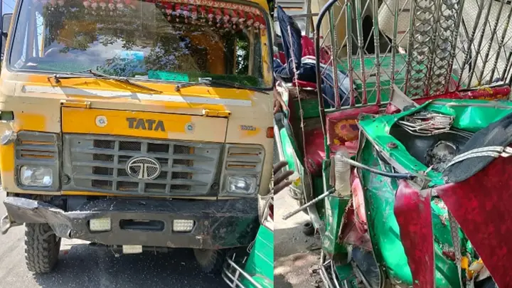 ময়মনসিংহে ট্রাকচাপায় অটোরিকশাচালকসহ নিহত ২