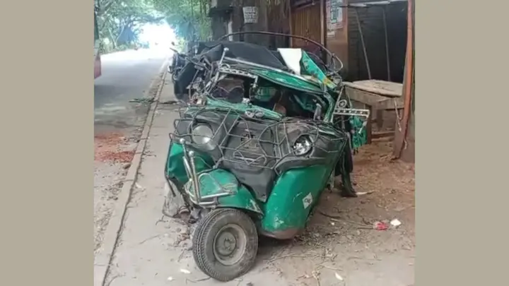 সিরাজগঞ্জে বাসের ধাক্কায় সিএনজি যাত্রী নিহত