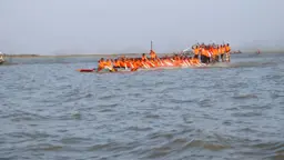 নিকলীতে ঐতিহ্যবাহী নৌকা বাইচ