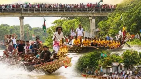ভাঙ্গার কুমার নদে শুক্রবার অনুষ্ঠিত হতে যাচ্ছে নৌকাবাইচ