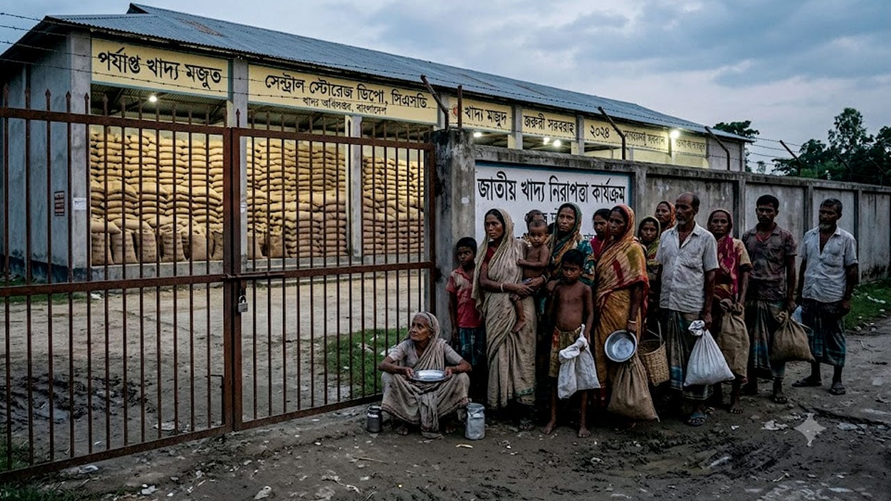 পর্যাপ্ত খাদ্য মজুত সত্ত্বেও ঝুঁকিতে প্রান্তিক জনগোষ্ঠী