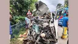 পলাশবাড়ীতে বাস-মাইক্রো মুখোমুখি সংঘর্ষ, চালক নিহত