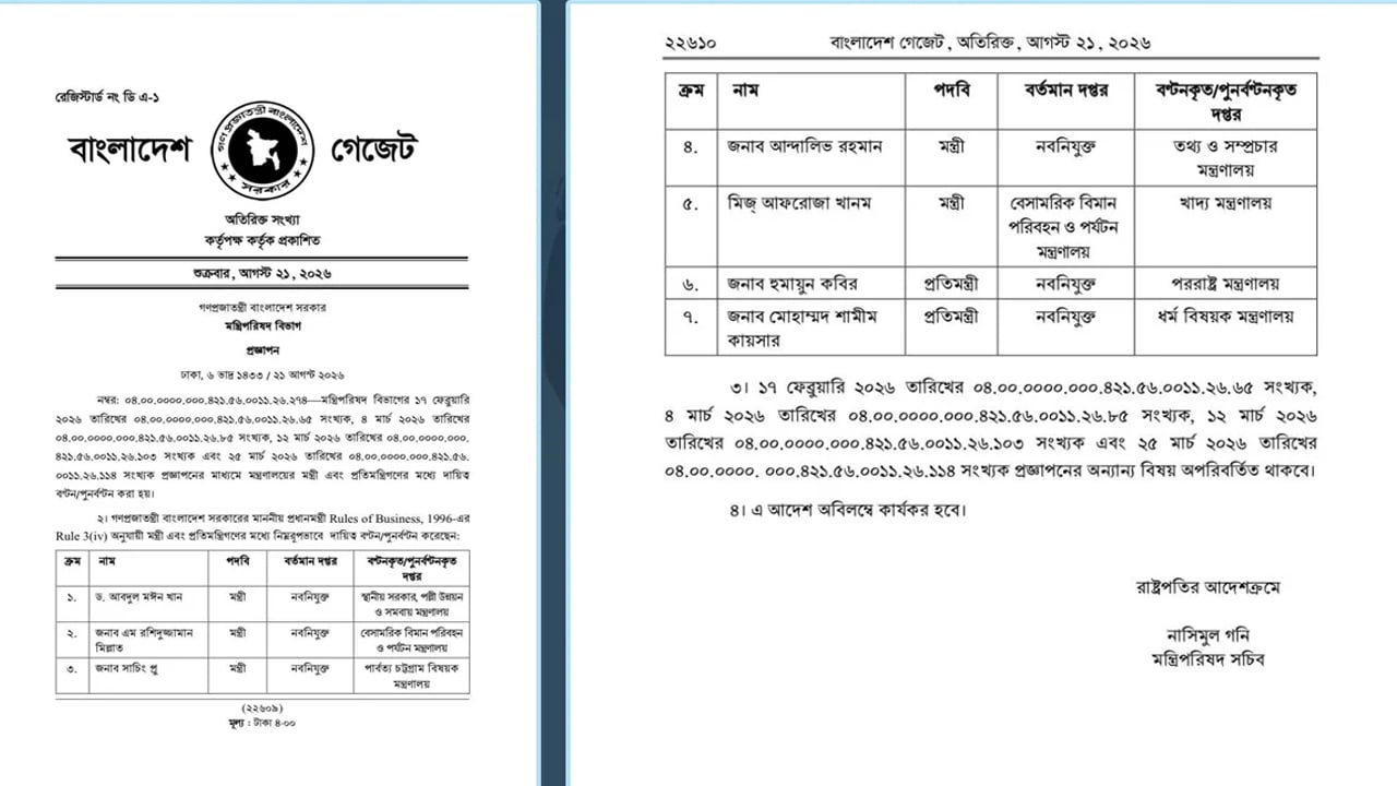 প্রজ্ঞাপন