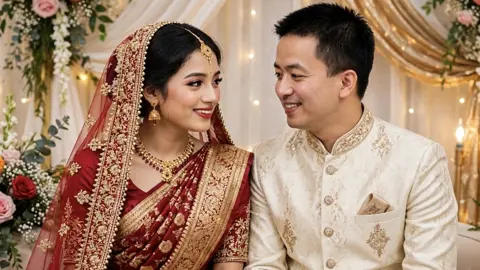 ফরিদপুরে চীনা যুবকের ইসলাম ধর্ম গ্রহণ করে কলেজছাত্রীকে বিয়ে
