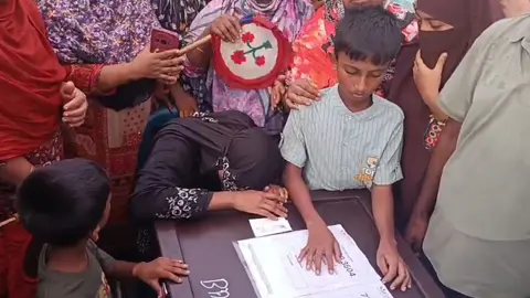 কফিনবন্দি হয়ে ফিরলেন সাহেদ, দুই সন্তান নিয়ে দিশাহারা স্ত্রী
