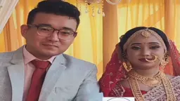 প্রেমের টানে ধর্ম পাল্টে মুসলিম তরুণীকে বিয়ে করলেন চীনা যুবক