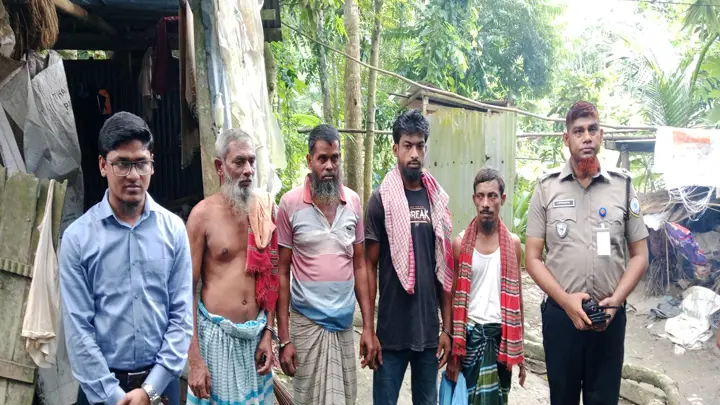 মাদক সেবনের দায়ে ৪ জনের কারাদণ্ড