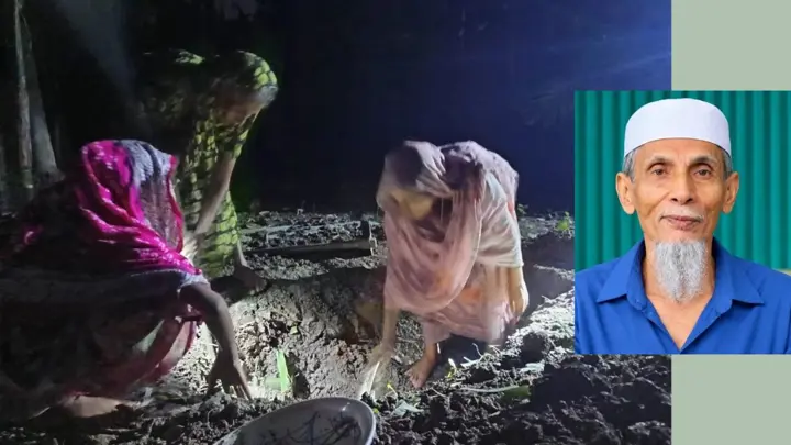 সাঈদীর মামলার বাদীকে মধ্যরাতে পুলিশ প্রহরায় দাফন