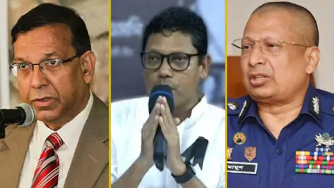 স্বাস্থ্য পরীক্ষা শেষে কারাগারে ফিরলেন আনিসুল হক, পলক ও মামুন