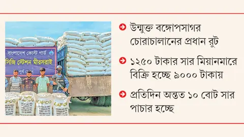 মিয়ানমারে পাচার ঠেকাতে ‘অপারেশন সার সুরক্ষা’