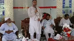 মসজিদের ভেতর সোফা বসিয়ে সভা করলেন এমপি