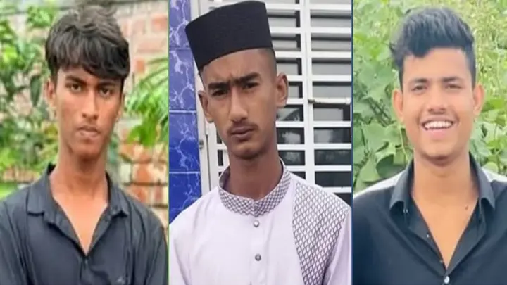 ৩০০ ফিট সড়কে ট্রাকের সঙ্গে মোটরসাইকেলের ধাক্কায় তিন বন্ধু নিহত
