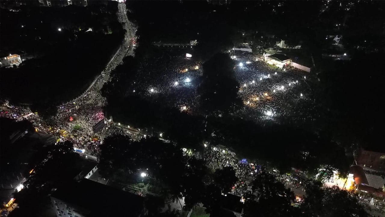 সমাপনী সামাবেশে জনতার ঢল। ছবি: আমার দেশ