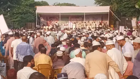 মানিক মিয়া অ্যাভিনিউয়ে ১১ দলের লংমার্চের উদ্বোধনী সমাবেশ শুরু
