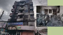 শরীয়তপুরে গভীর রাতে হোটেলে ভয়াবহ অগ্নিকাণ্ড 