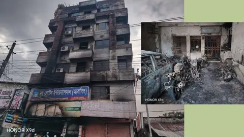 শরীয়তপুরে গভীর রাতে হোটেলে ভয়াবহ অগ্নিকাণ্ড 