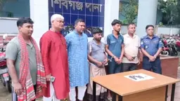 শিবগঞ্জে বিদেশি পিস্তল ও গুলিসহ আটক ২
