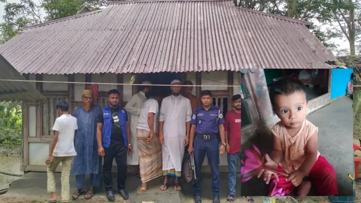 বাবার পাশে ঘুমানো শিশু নিখোঁজ, এলাকায় আতঙ্ক