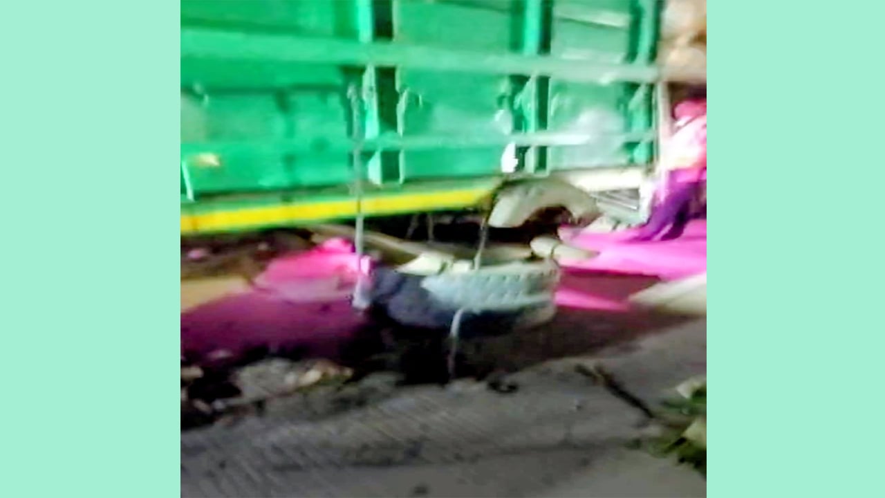 মহাসড়কে ট্রাক মেরামতের সময় চাপা পড়ে ৩ জন নিহত