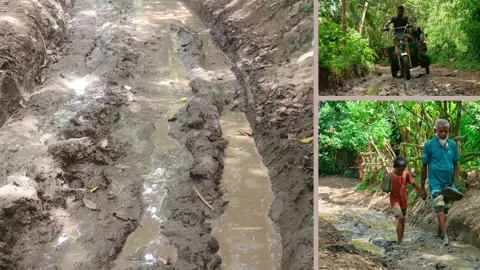 শ্রীবরদীতে ৩ কিলোমিটার রাস্তার বেহাল দশা, জনভোগান্তি চরমে