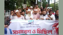 সরাইলে আ.লীগের ‘অস্থিতিশীলতা’ ঠেকাতে বিএনপির মিছিল