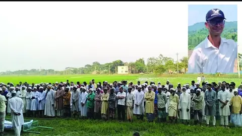 নিহত সাংবাদিক লুৎফুজ্জামানের জানাজা সম্পন্ন  