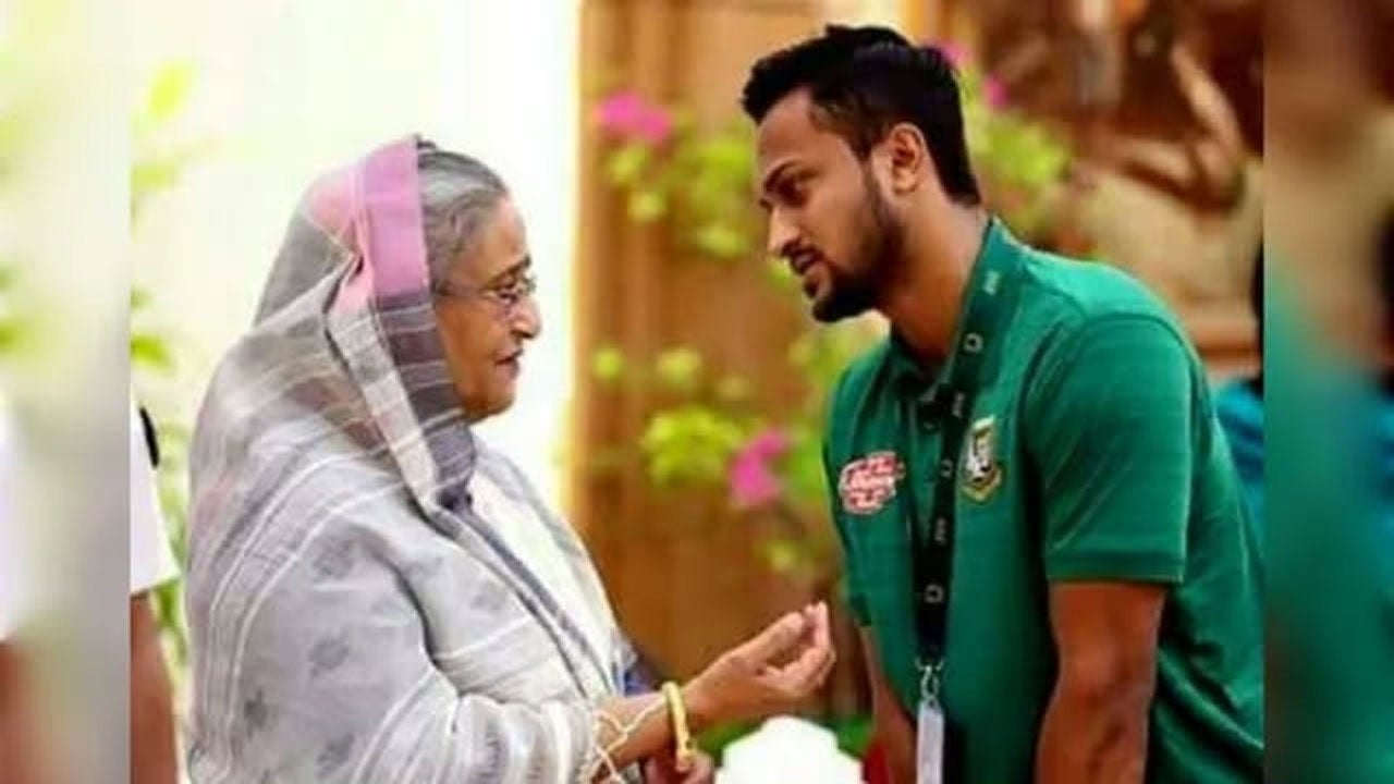 হাসিনার ভার্চুয়াল অনুষ্ঠানে বক্তব্য দেয়ায় সাকিবের বাড়িতে আগুন

