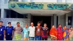 দামুড়হুদায় পুলিশের ওপর হামলা ও আসামি ছিনতাইয়ের ঘটনায় গ্রেপ্তার ৯